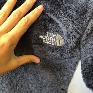 Fuzzy Purple North Face Jacket